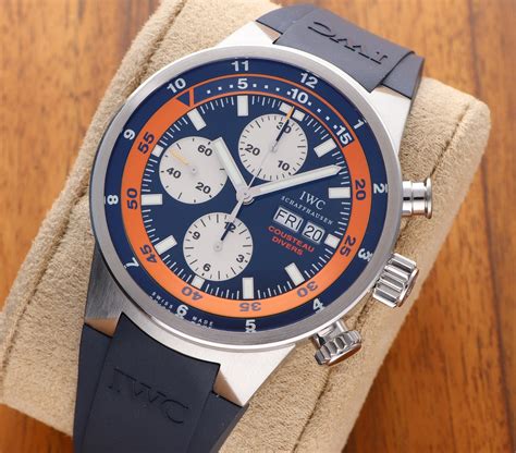 iwc aquatimer chronograph cousteau divers 2008|IW378101.